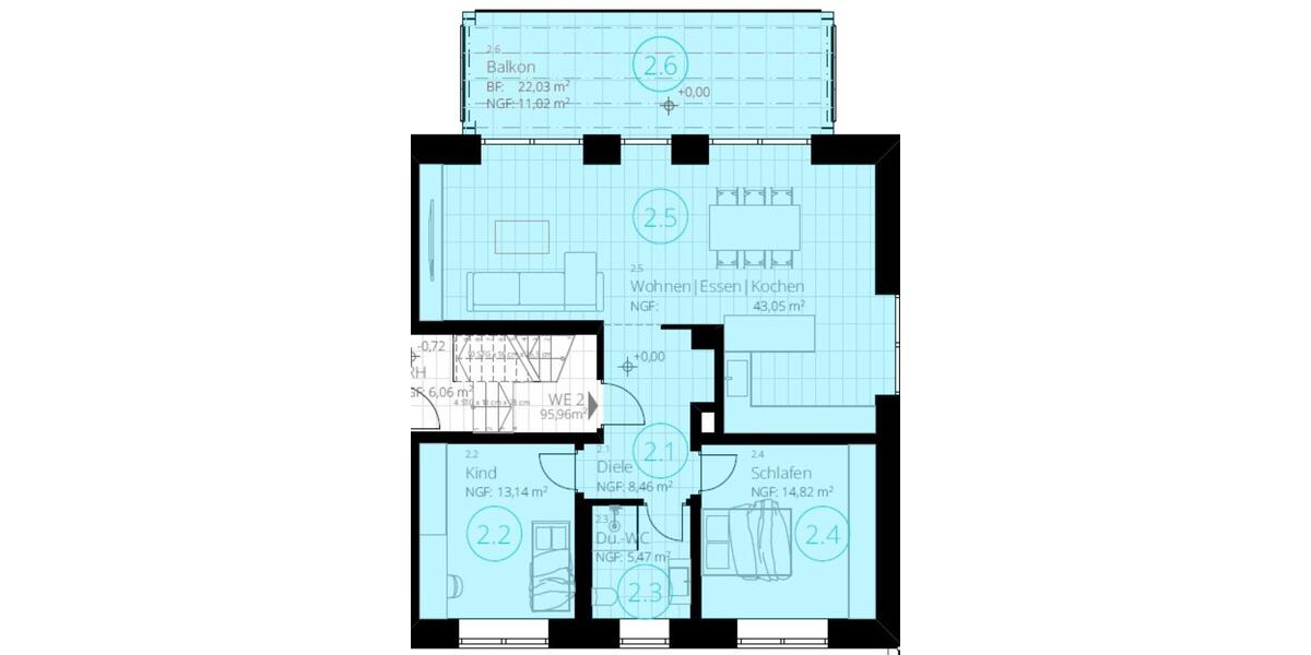 Erdgeschoßwohnung Dillingen (Saar) - 3 Zimmer, 100 m&sup2;, 1.190&euro; | Angebot:25306167