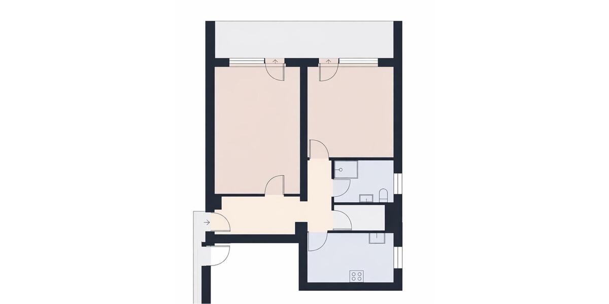 Etagenwohnung Saarbrücken - 2 Zimmer, 70 m&sup2;, 850&euro; | Angebot:26007926