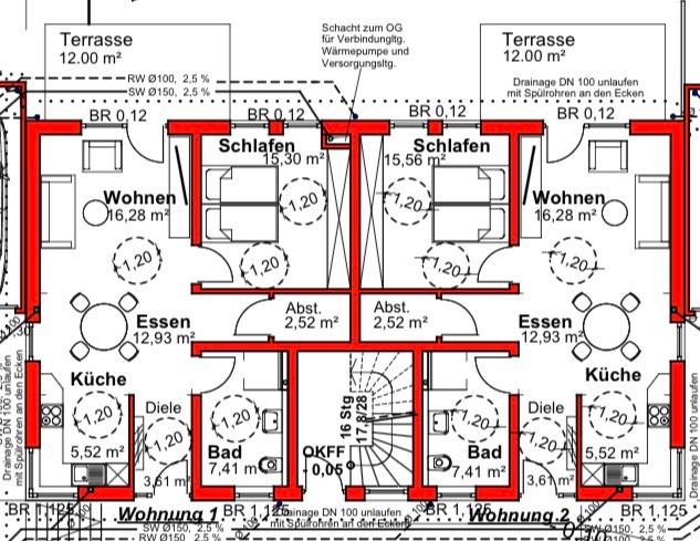 Erdgeschoßwohnung Püttlingen - 2 Zimmer, 65 m&sup2;, 405&euro; | Angebot:25930220