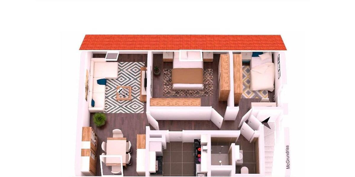 Dachgeschoßwohnung Spiesen-Elversberg Elversberg - 3 Zimmer, 60 m&sup2;, 900&euro; | Angebot:25238487