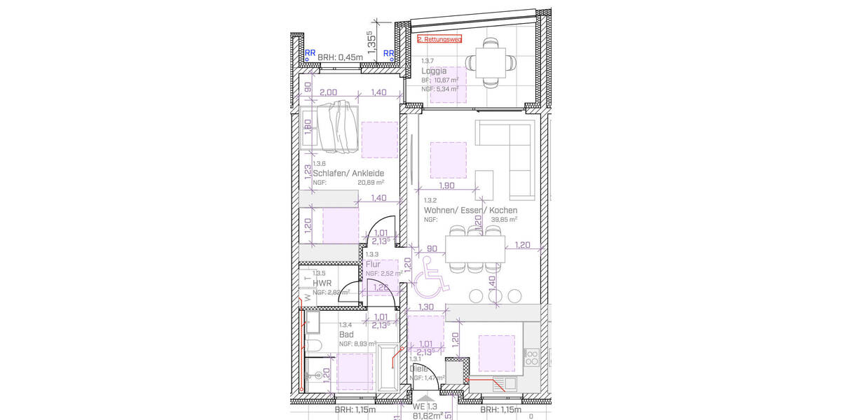 Etagenwohnung Riegelsberg - 2 Zimmer, 81 m&sup2;, 850&euro; | Angebot:26583159