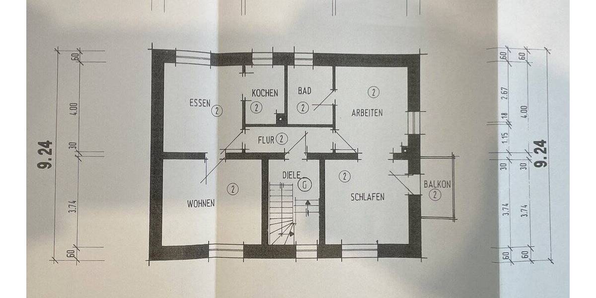 Etagenwohnung Theley Theley - 3 Zimmer, 74 m&sup2;, 59.900&euro; | Angebot:25670558