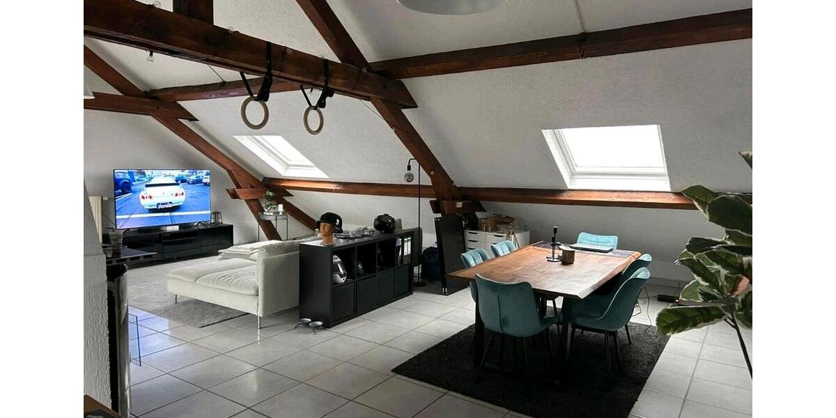 Dachgeschoßwohnung Saarbrücken Malstatt - 1 Zimmer, 115 m&sup2;, 650&euro; | Angebot:25959715