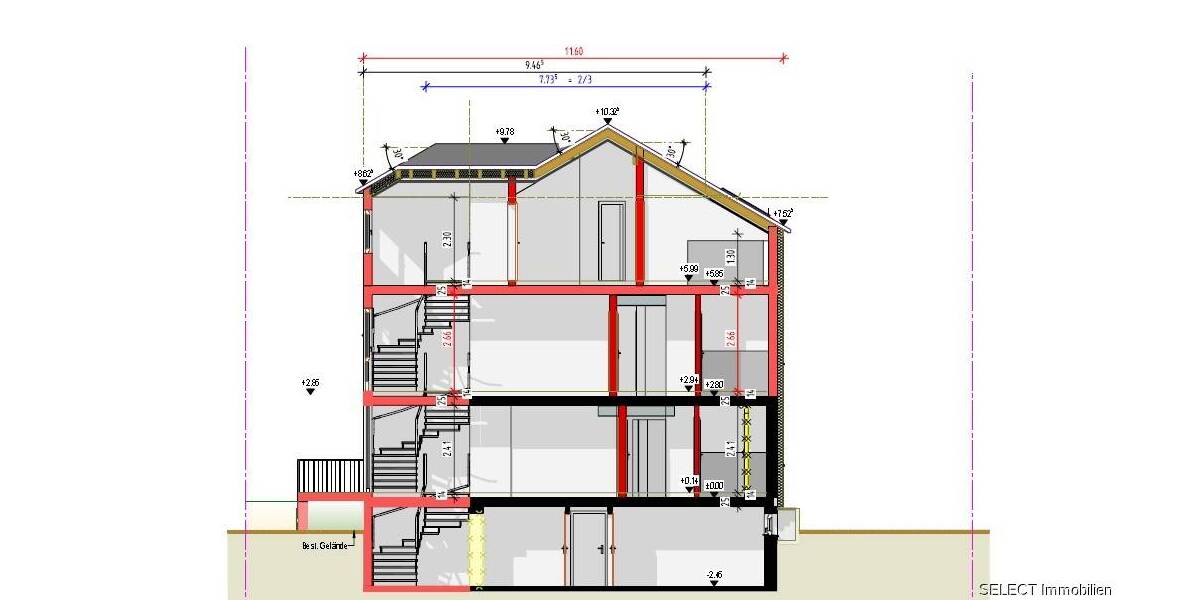 Etagenwohnung Saarbrücken Alt-Saarbrücken - 3 Zimmer, 80 m&sup2;, 376.000&euro; | Angebot:26472734
