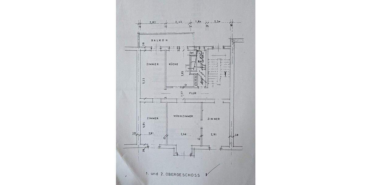 Etagenwohnung Saarbrücken / Habsterdick Alt-Saarbrücken - 3 Zimmer, 85 m&sup2;, 169.000&euro; | Angebot:25697935