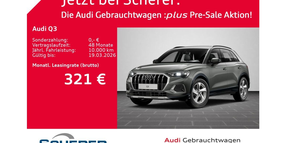 Audi Q3 13.189 km 36.390 &euro; Saarbrücken 66115