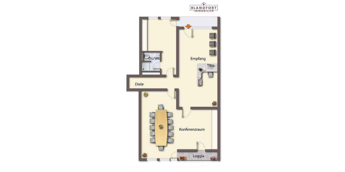 Gewerbeobjekt Saarlouis - 3 Zimmer, 110 m&sup2;, 550&euro; | Angebot:25698742
