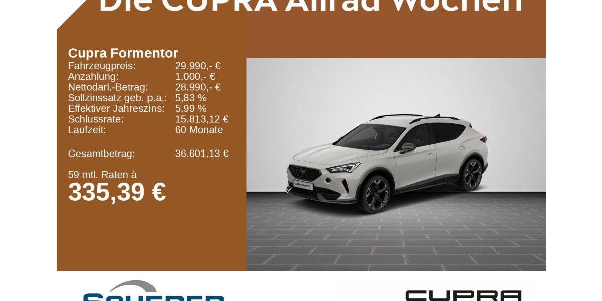 Cupra Formentor 69.085 km 29.990 &euro; Saarbrücken 66115