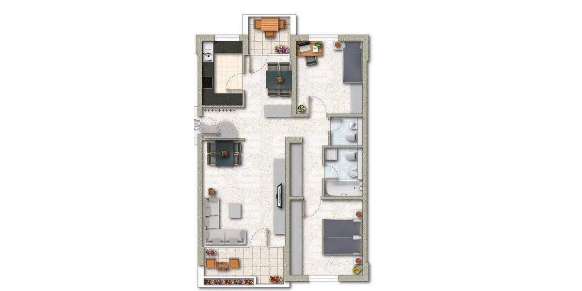 Etagenwohnung Dillingen - 3 Zimmer, 100 m&sup2;, 179.000&euro; | Angebot:25730784