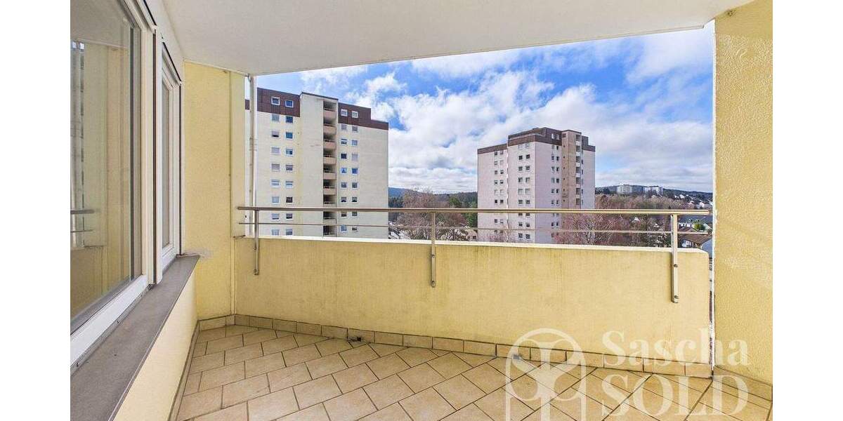 Helle 4ZKB Wohnung mit Weitblick - Südwest-Loggia und Garage - in Dudweiler - Etagenwohnung Saarbrücken Dudweiler | Angebot:25289682