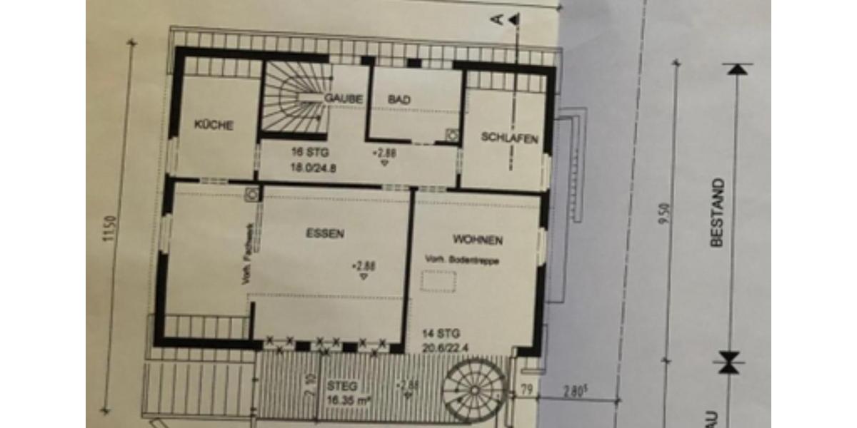 Etagenwohnung Homburg - 4 Zimmer, 120 m&sup2;, 1.050&euro; | Angebot:25445383