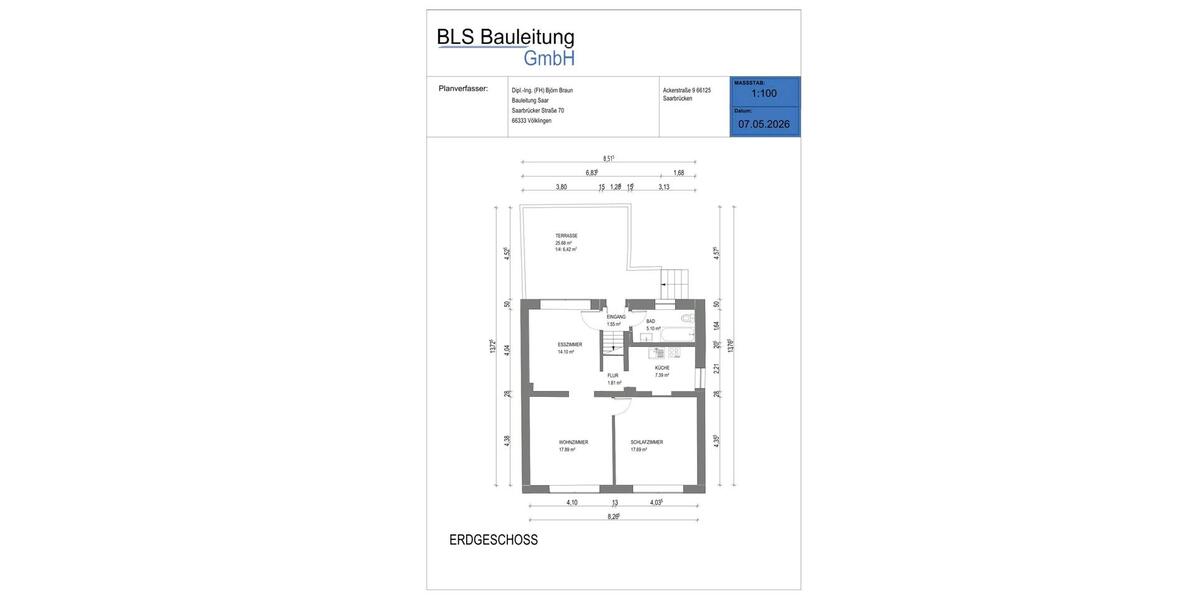 Doppelhaushälfte Saarbrücken Dudweiler - 6 Zimmer, 128 m&sup2;, 95.000&euro; | Angebot:26739300