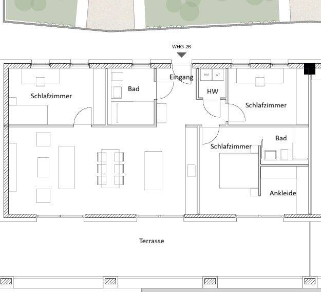 Etagenwohnung Sankt Ingbert St. Ingbert - 4 Zimmer, 134 m&sup2;, 1.900&euro; | Angebot:26628834