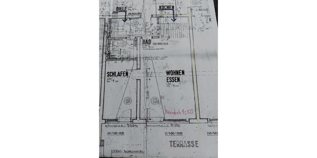Terrassenwohnung Saarbrücken Kieselhumes - 2 Zimmer, 54 m&sup2;, 870&euro; | Angebot:25836420