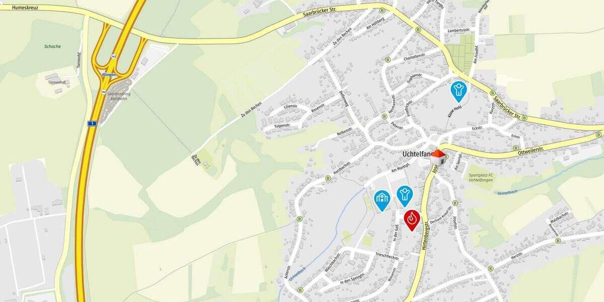 Etagenwohnung Illingen / Uchtelfangen Uchtelfangen - 3 Zimmer, 83 m&sup2;, 119.000&euro; | Angebot:25687897