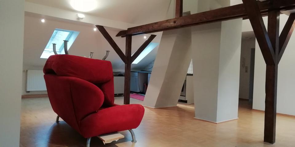 Dachgeschoßwohnung Saarbrücken St. Arnual - 2 Zimmer, 60 m&sup2;, 520&euro; | Angebot:25888022