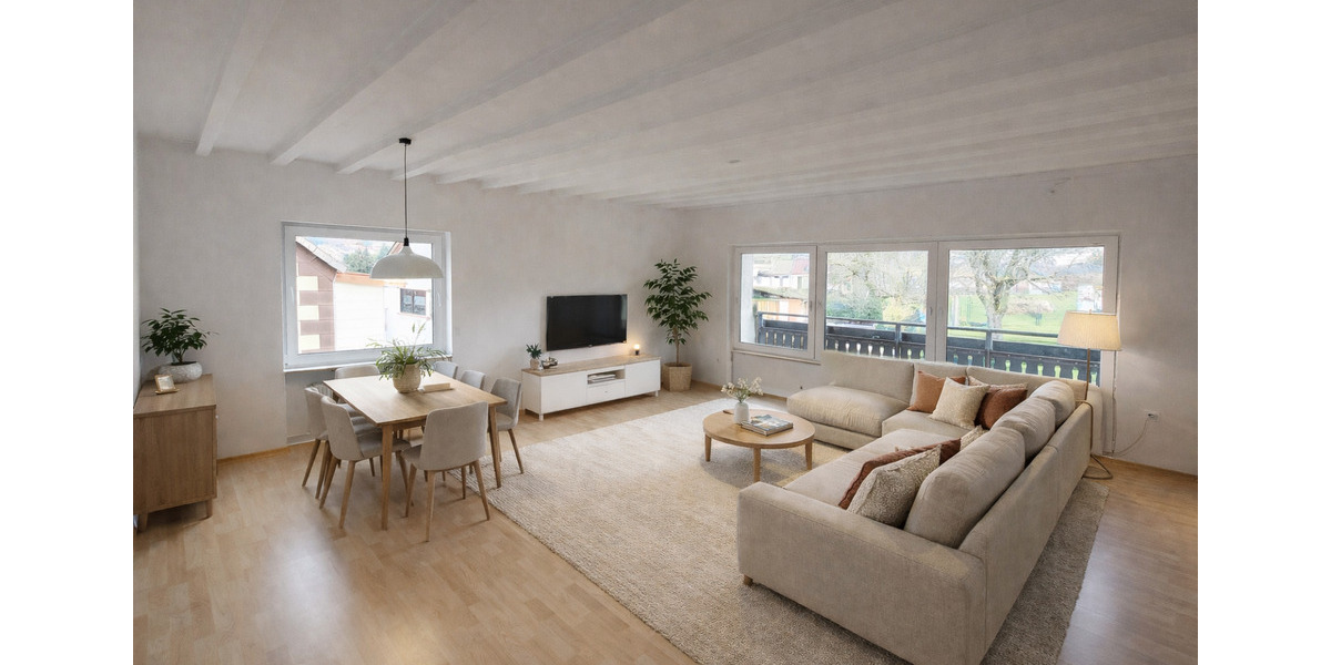 Etagenwohnung Eppelborn - 2.5 Zimmer, 86 m&sup2;, 750&euro; | Angebot:25626185