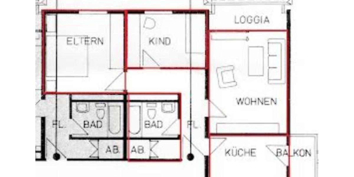 Etagenwohnung Saarbrücken St. Arnual - 3 Zimmer, 71 m&sup2;, 110.000&euro; | Angebot:25611688