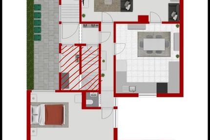 Wohnung Kirkel - 2 Zimmer, 74 m&sup2;, 900&euro; | Angebot:25655784
