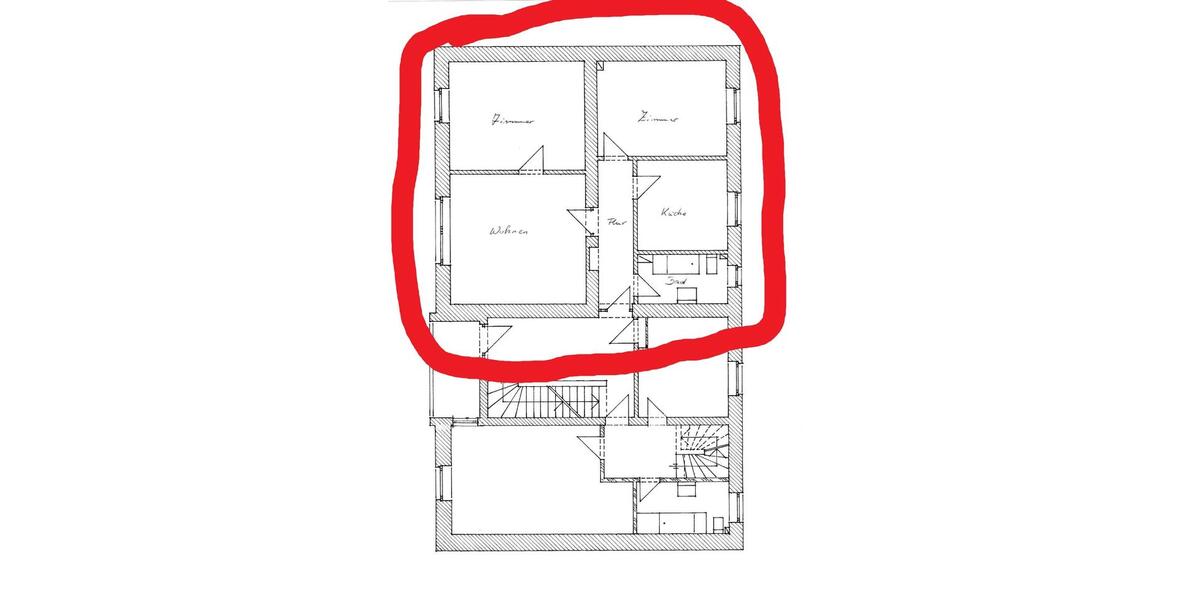 Etagenwohnung Rehlingen-Siersburg Siersburg - 3 Zimmer, 80 m&sup2;, 500&euro; | Angebot:25306178