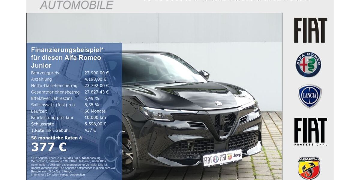 Alfa Romeo Junior 18.940 km 27.990 &euro; Völklingen 66333