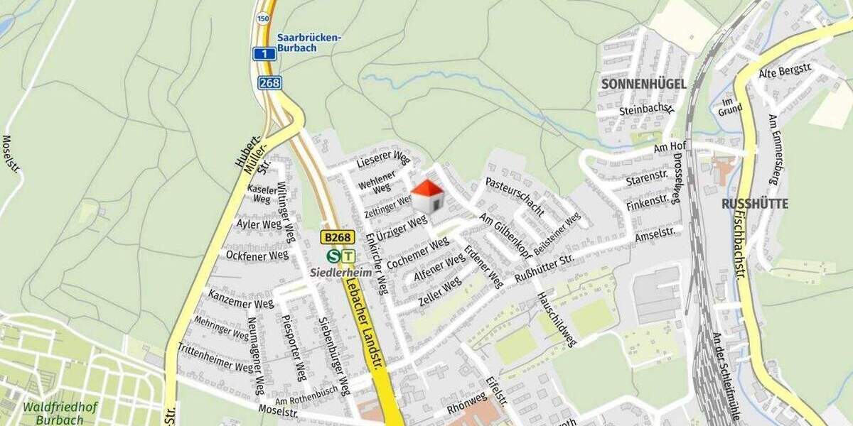 Einfamilienhaus Saarbrücken Malstatt - 360.000&euro; | Angebot:25772715