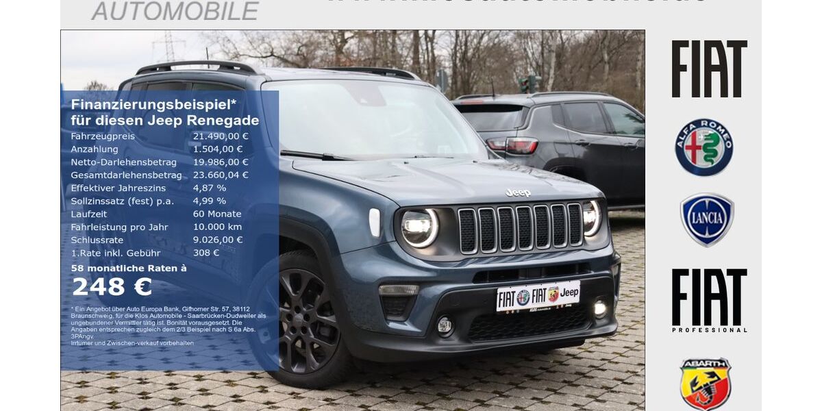 Jeep Renegade 42.150 km 21.490 &euro; Saarbrücken - Dudweiler 66125