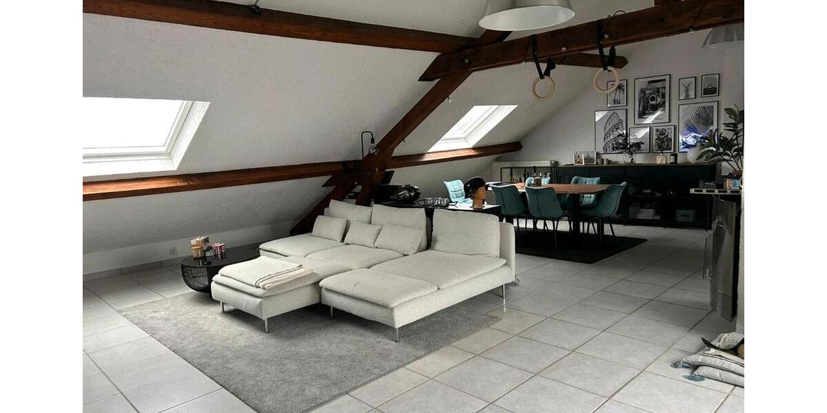 Dachgeschoßwohnung Saarbrücken Malstatt - 1 Zimmer, 115 m&sup2;, 650&euro; | Angebot:25959715