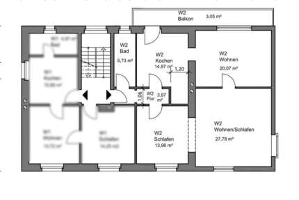Wohnung Püttlingen - 3 Zimmer, 87 m&sup2;, 750&euro; | Angebot:23301429