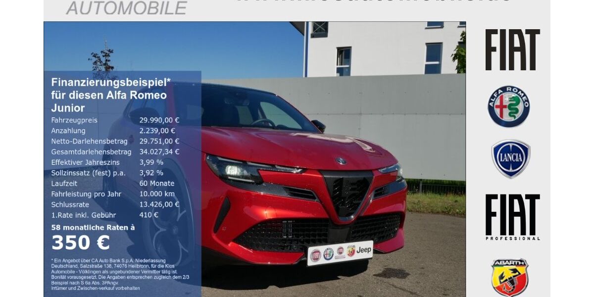 Alfa Romeo Junior 10.000 km 29.990 &euro; Völklingen 66333