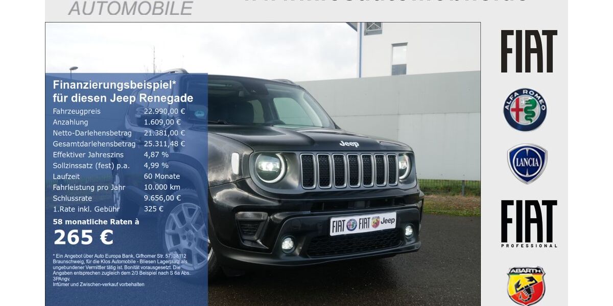 Jeep Renegade 23.143 km 22.990 &euro; Marpingen 66646