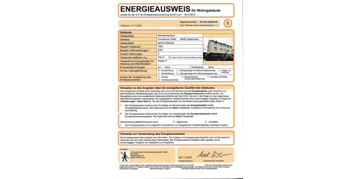 Etagenwohnung Zweibrücken - 3 Zimmer, 88 m&sup2;, 565&euro; | Angebot:25887790