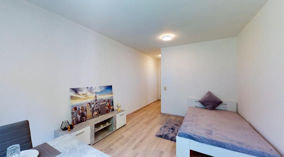 Etagenwohnung Saarbrücken Scheidt - 1 Zimmer, 24 m&sup2;, 380&euro; | Angebot:24747514