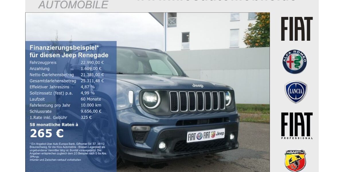 Jeep Renegade 36.607 km 22.490 &euro; Marpingen 66646
