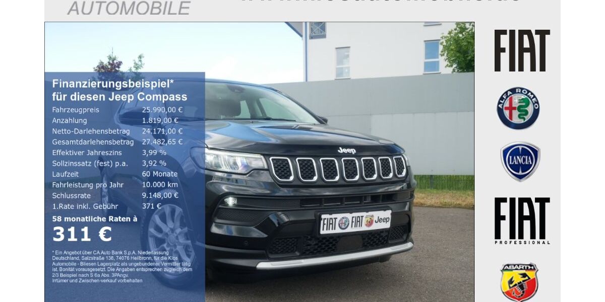 Jeep Compass 5.875 km 25.990 &euro; Marpingen 66646