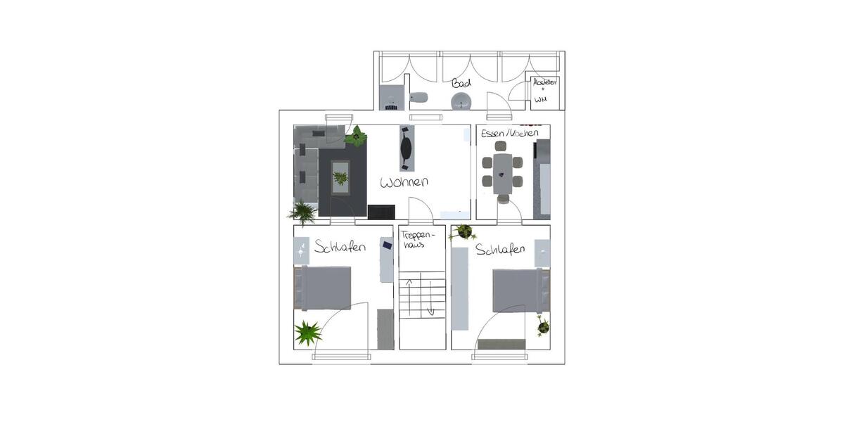 Hochparterre Neunkirchen - 3 Zimmer, 73 m&sup2;, 650&euro; | Angebot:24551361