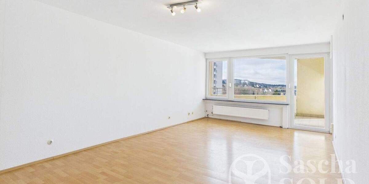 Helle 4ZKB Wohnung mit Weitblick - Südwest-Loggia und Garage - in Dudweiler - Etagenwohnung Saarbrücken Dudweiler | Angebot:25289682