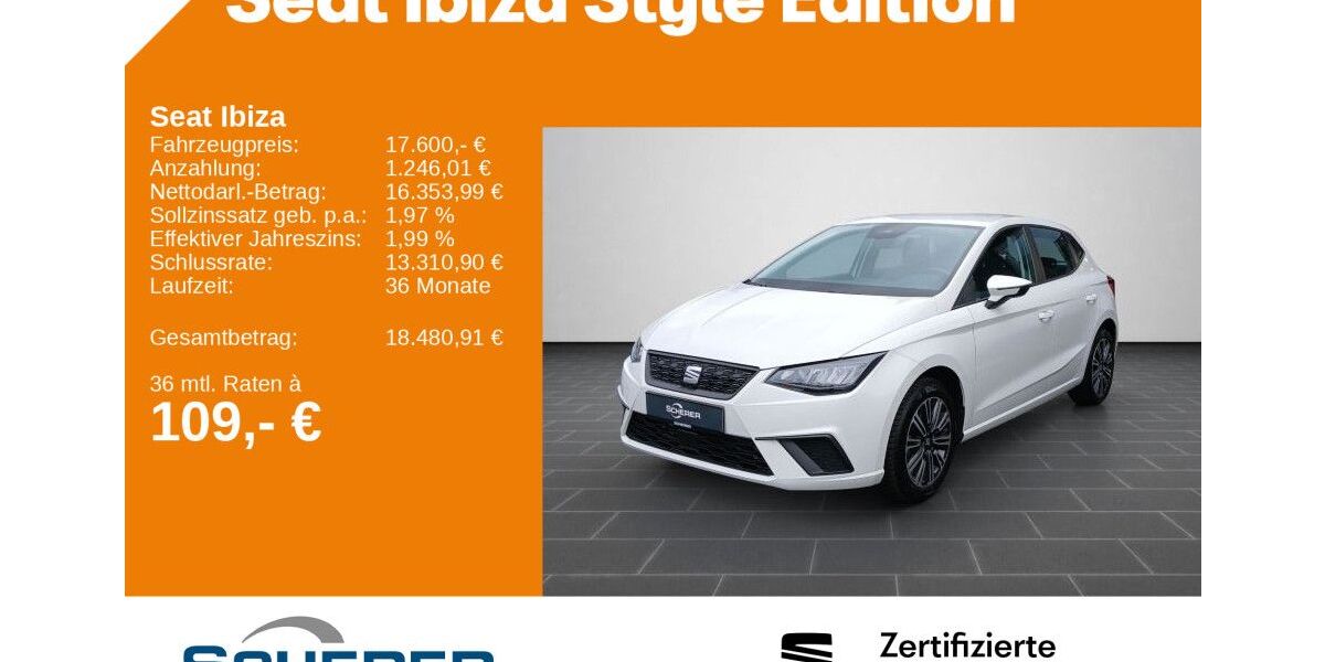 Seat Ibiza 30.350 km 17.600 &euro; Kirkel 66459