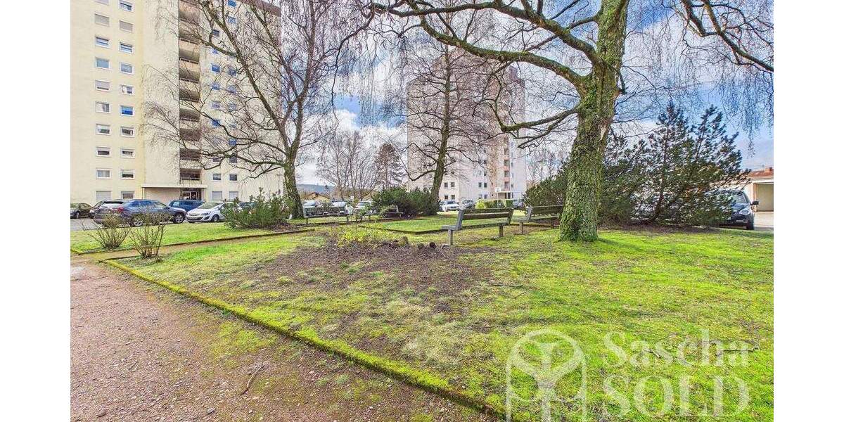 Helle 4ZKB Wohnung mit Weitblick - Südwest-Loggia und Garage - in Dudweiler - Etagenwohnung Saarbrücken Dudweiler | Angebot:25289682