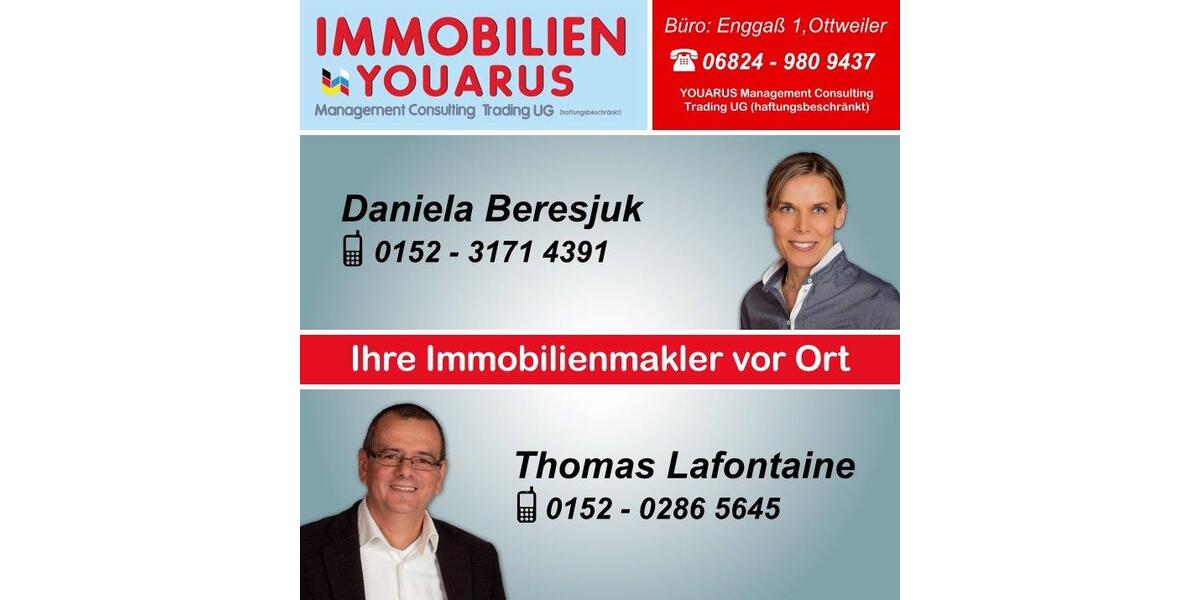 Erdgeschoßwohnung Ottweiler - 2.5 Zimmer, 84 m&sup2;, 620&euro; | Angebot:26563826