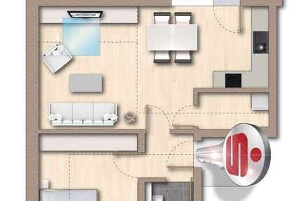 Wohnung Rehlingen-Siersburg Siersburg - 2 Zimmer, 61 m&sup2;, 239.577&euro; | Angebot:24962206