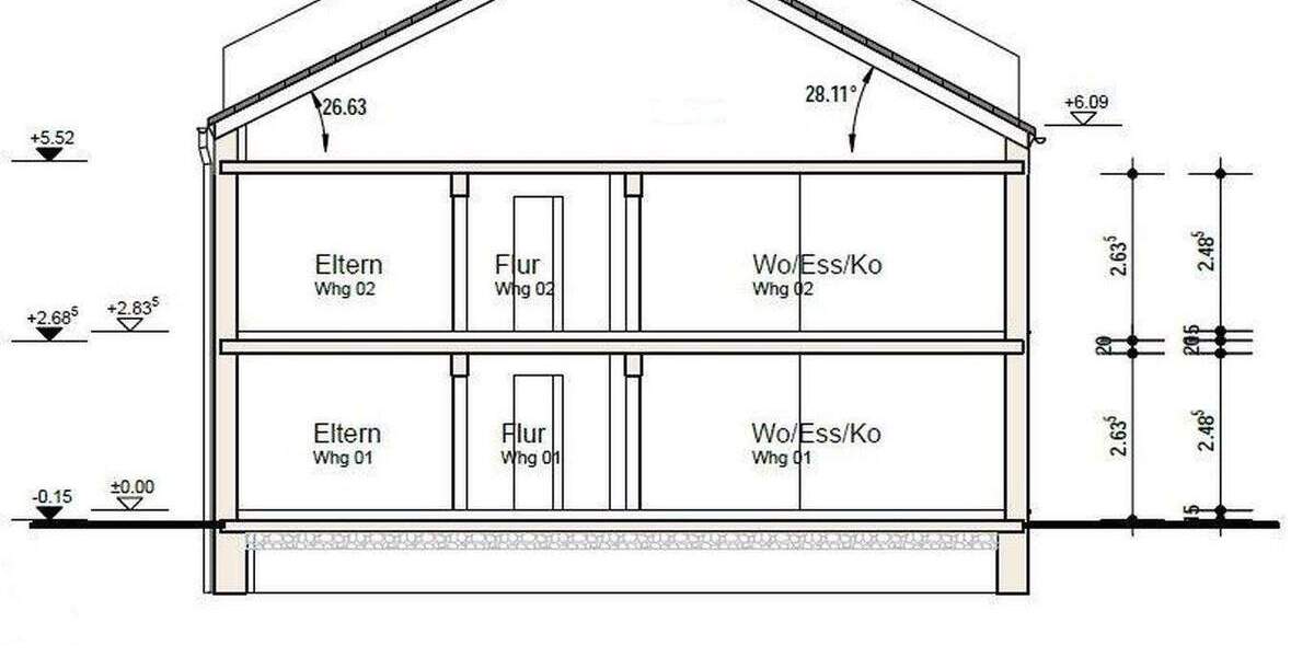 Etagenwohnung Ensdorf - 3 Zimmer, 91 m&sup2;, 324.900&euro; | Angebot:25755220