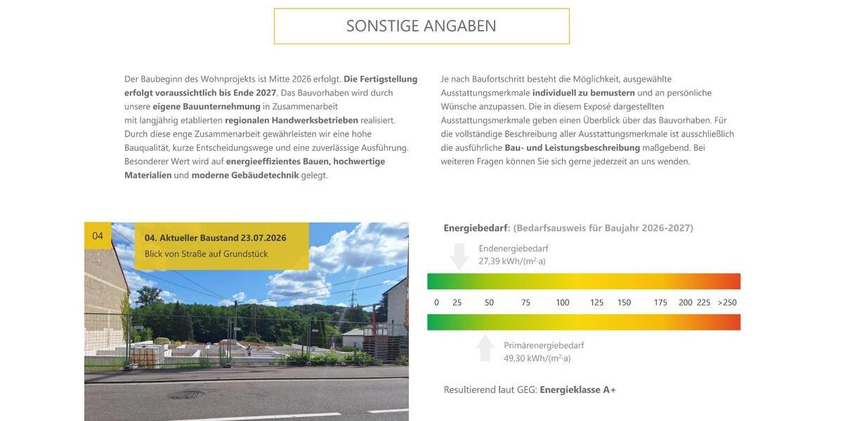 Etagenwohnung Großrosseln - 5 Zimmer, 111 m&sup2;, 388.800&euro; | Angebot:27178877