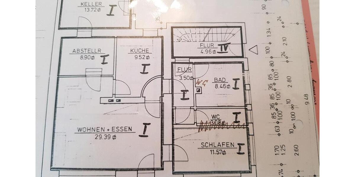 Erdgeschoßwohnung Saarbrücken West - 3 Zimmer, 90 m&sup2;, 135.000&euro; | Angebot:26882948