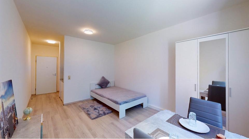 Etagenwohnung Saarbrücken Scheidt - 1 Zimmer, 24 m&sup2;, 380&euro; | Angebot:24747514
