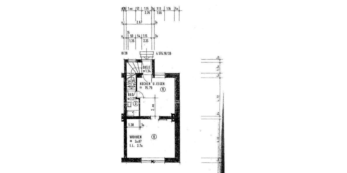 Etagenwohnung Saarbrücken / Am Homburg St Johann - 5 Zimmer, 102 m&sup2;, 209.000&euro; | Angebot:25697933