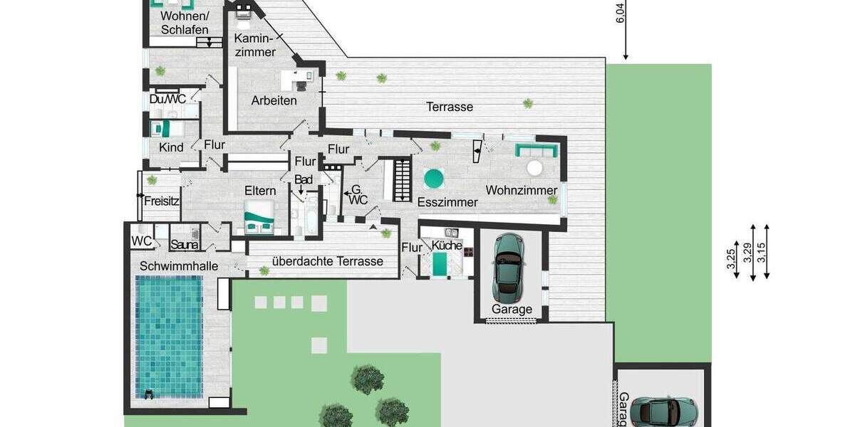 Bungalow Kirkel Limbach - 7 Zimmer, 244 m&sup2;, 790.000&euro; | Angebot:25773299