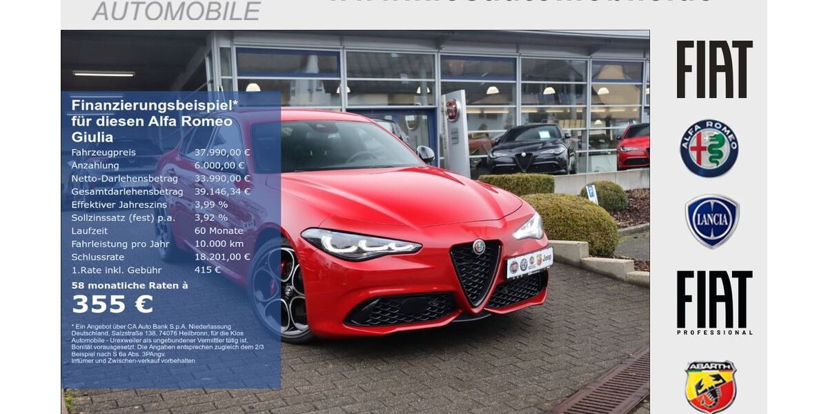 Alfa Romeo Giulia 7.775 km 39.990 &euro; Marpingen 66646