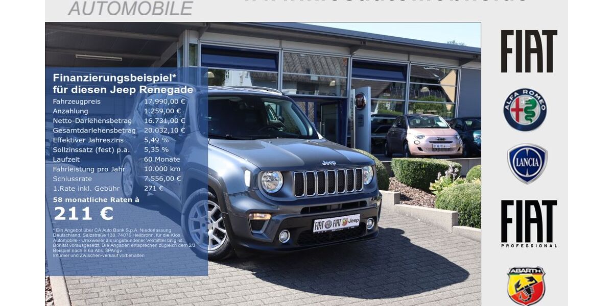 Jeep Renegade 42.967 km 17.990 &euro; Marpingen 66646