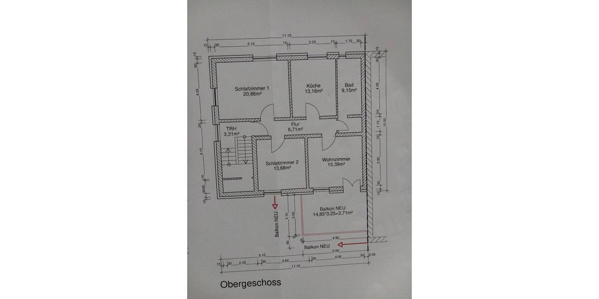 Etagenwohnung Sankt Ingbert - 3 Zimmer, 85 m&sup2;, 950&euro; | Angebot:25334785